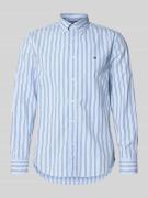 Tommy Hilfiger Regular Fit Freizeithemd aus reiner Baumwolle in Bleu, ...