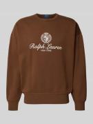 Polo Ralph Lauren Regular Fit Sweatshirt aus Baumwoll-Mix in Mittelbra...