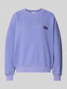 American Vintage Sweatshirt mit Label-Print Modell 'PLIZZY' in Flieder...