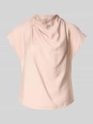 Jake*s Collection Drapiertes Blusentop aus Modal-Mix in Fuchsia, Größe...