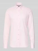 OLYMP Level Five Body Fit Business-Hemd mit Strukturmuster und extra l...