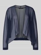Vera Mont Jacke aus Chiffon in offener Passform in Dunkelblau, Größe 3...