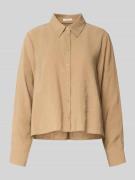 OPUS Relaxed Fit Bluse aus Modal-Mix Modell 'Flowy' in Hellbraun, Größ...
