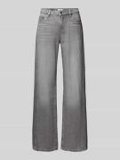 Gina Tricot Wide Fit Jeans im 5-Pocket-Design mit Lyocell-Anteil in Mi...