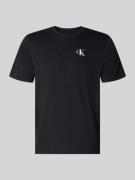 Calvin Klein Jeans Regular Fit T-Shirt mit Logo-Print in Black, Größe ...
