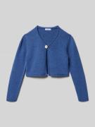 Mayoral Regular Fit Jacke in Strick-Optik in Blau, Größe 104