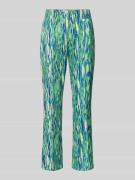 Marc Cain Feminine Fit Hose im Allover-Look in Gruen, Größe 34