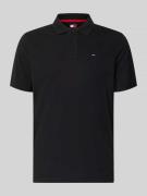 Tommy Jeans Regular Fit Poloshirt aus reiner Baumwolle in Black, Größe...
