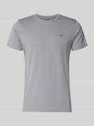 Tommy Jeans Regular Fit T-Shirt aus reiner Baumwolle in Mittelgrau, Gr...
