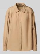 OPUS Regular Fit Hemdbluse mit durchgehender Knopfleiste Modell 'Famig...