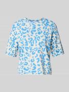 Vila Relaxed Fit Shirt aus Viskose-Anteil Modell 'Mayas' in Blau, Größ...