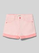 BILLIEBLUSH Jeansshorts mit Aufschlag und Fransen in Pink, Größe 104