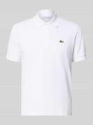 Lacoste Regular Fit Poloshirt aus Baumwoll-Mix in Weiss, Größe L