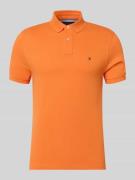 Tommy Hilfiger Regular Fit Poloshirt aus Baumwoll-Mix in Orange, Größe...
