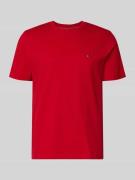 Tommy Hilfiger Regular Fit T-Shirt aus reiner Baumwolle in Rot, Größe ...