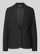 s.Oliver BLACK LABEL Regular Fit Blazer mit Viskose-Anteil in Black, G...