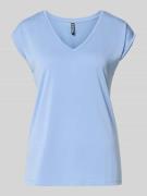 Pieces Relaxed Fit T-Shirt aus Modal-Mix Modell 'KAMALA' in Hellblau, ...