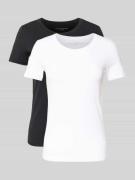 TOMMY HILFIGER Slim Fit Unterhemd im 2er-Pack in Black, Größe L