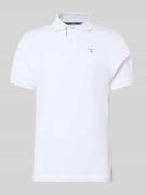 Barbour Regular Fit Poloshirt aus reiner Baumwolle in Beige, Größe L