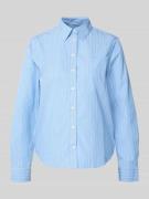 Gant Regular Fit Bluse mit Label-Stitching Modell 'ONEBUY' in Hellblau...