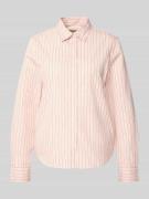 Gant Regular Fit Bluse mit Label-Stitching Modell 'ONEBUY' in Rosa, Gr...