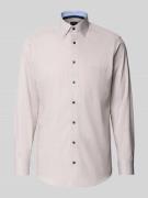 OLYMP Regular Fit Business-Hemd mit Kentkragen in Sand, Größe 39