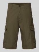 Carhartt Work In Progress Shorts mit Cargotaschen in Khaki, Größe 29