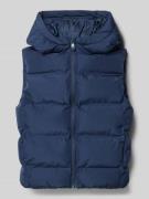 Mango Steppweste mit Kapuze Modell 'MANEL' in Marine, Größe 116