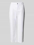 MAC Caprihose mit Paspeltaschen am Gesäß in Weiss, Größe 40