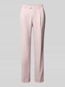 MCNEAL Straight Fit Anzughose mit Bügelfalten in Rosa, Größe 102