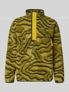 COLUMBIA Regular Fit Pullover mit Logo-Patch in Oliv, Größe L