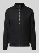 Blend Regular Fit Jacke mit Stehkragen Modell 'Hefi' in Black, Größe 3...