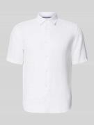 OLYMP Level Five Casual Fit Freizeithemd aus Leinen in Weiss, Größe L