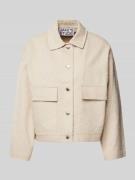 JAKE*S STUDIO WOMAN Blazer mit Strukturmuster und Pattentaschen in Ecr...