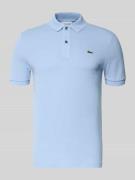 Lacoste Slim Fit Poloshirt aus reiner Baumwolle in Rauchblau, Größe L