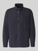 Barbour Regular Fit Hemdjacke aus reiner Baumwolle in Marine, Größe L