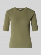 Christian Berg Woman Slim Fit T-Shirt im Halbarm-Design in Oliv, Größe...