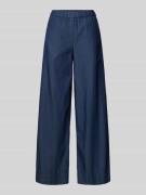 Christian Berg Woman Wide Leg Tencel Hose mit Gummibund in Marine, Grö...