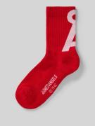 Armedangels Socken aus Baumwoll-Mix Modell 'SAAMUS SHORT' in Rot, Größ...