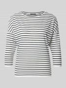 Luisa Cerano Longsleeve aus Lyocell-Baumwoll-Mix mit 3/4-Arm in Offwhi...