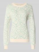 Vila Slim Fit Pullover aus Viskose-Mix Modell 'JACQUARD' in Lind, Größ...