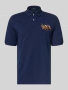 Polo Ralph Lauren Regular Fit Poloshirt aus reiner Baumwolle in Marine...