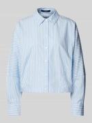 Someday Hemdbluse mit Knopfleiste Modell 'Zesto' in Bleu, Größe 40