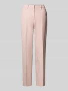 More & More Hose mit Bügelfalten und Eingrifftaschen in Rose, Größe 34