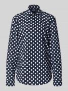 Jake*s Relaxed Fit Freizeithemd mit Kentkragen in Marine, Größe 37/38