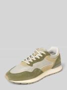 HOFF Sneaker aus Leder-Mix Modell 'City' in Khaki, Größe 40