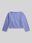 Polo Ralph Lauren Oversized Pullover aus reiner Baumwolle in Hellblau,...
