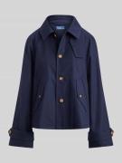 Polo Ralph Lauren Regular Fit Trenchcoat aus reiner Baumwolle in Marin...