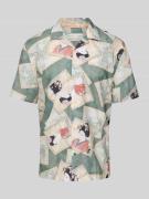 Colours & Sons Regular Fit Freizeithemd mit 1/2-Arm in Mint, Größe L