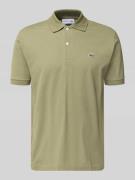 Lacoste Regular Fit Poloshirt aus reiner Baumwolle in Oliv, Größe L